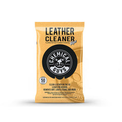 Lingettes Nettoyantes Cuir Chemical Guys (50 Lingettes)