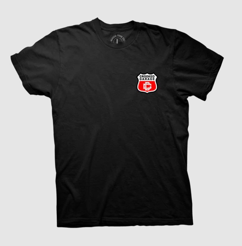 T-shirt à logo Crooked Clubhouse Crooked Garage (Liquidation)