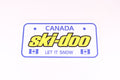 Royal Distributing License Plate Ski-Doo