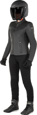 Blouson en cuir Stella Tory Alpinestars pour femme