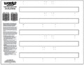 Woody's Quiet Pad Stud Template, 2-Ply, 2.86"