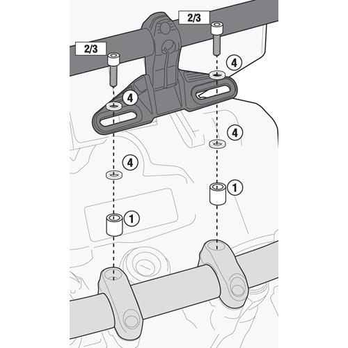Givi S901A Smart Mount Mounting Kit