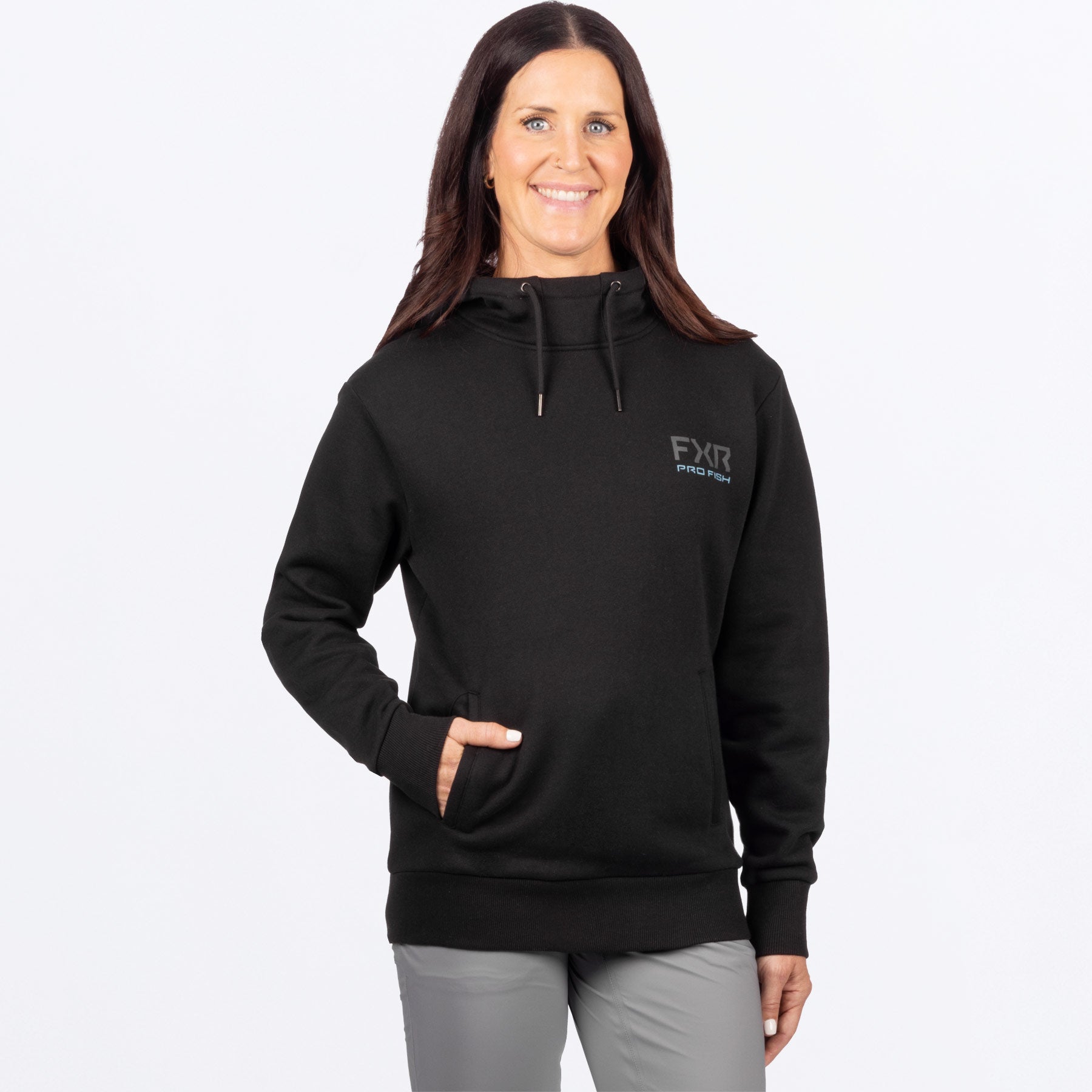 Molleton à capuchon FXR Bass en coton pour femme