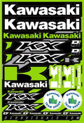D'COR Visuals Kawasaki KXF Decal Sheet