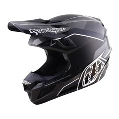 Troy Lee Designs SE5 Polycarbonate Stand MX Helmet - Black / 2XL