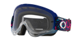 Oakley O-Frame Troy Lee Designs Series MX Goggles, TLD Tessell Blue with Clear Lens