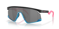 Oakley BXTR Sunglasses - Matte Black/Teal with Prizm Black Lens