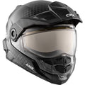 Casque Intégral CKX Mission AMS Carbon Solide Double Visière