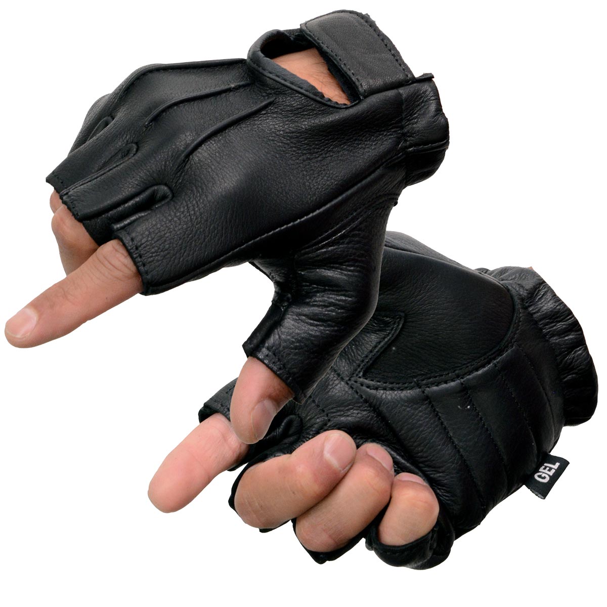 Milwaukee Fingerless Gloves with Gel Padded Palms