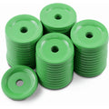 Woody's Coloured Round Grand Digger Snowmobile Support Plates - Packs