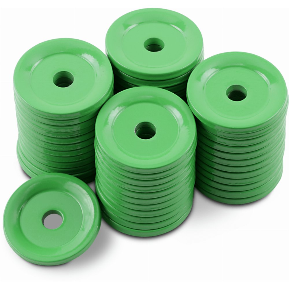 Woody's Coloured Round Grand Digger Snowmobile Support Plates - Packs