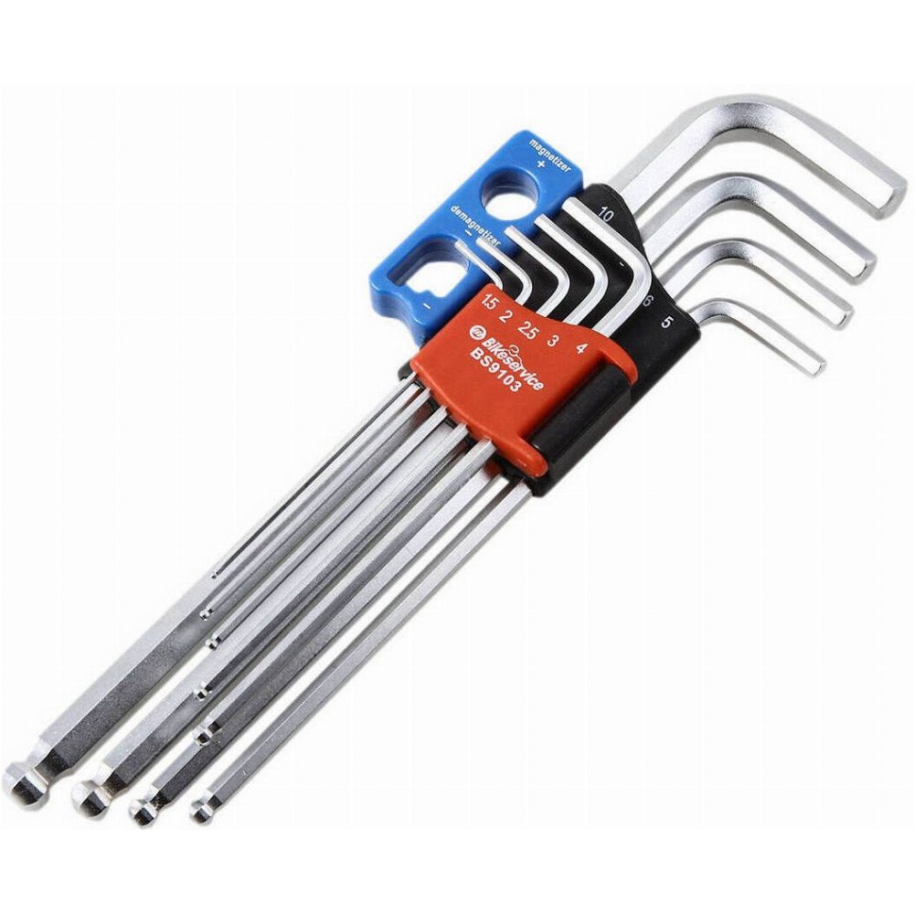 Bikeservice 9-Piece Magnetic Key Set