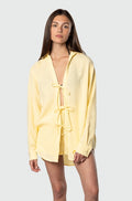 TEAMLTD Women's Breeze Tie Front Longsleeve