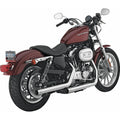 Vance & Hines Straightshots HS Slip-On Exhaust for Harley Davidson (Chrome)