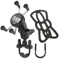 Support de téléphone RAM Mounts X-Grip avec base en étrier en U pour guidon