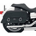 Sacoches de moto Saddlemen Express Drifter Slant, à installation par-dessus la selle