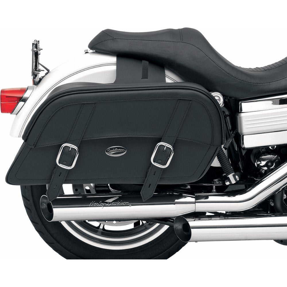 Sacoches de moto Saddlemen Express Drifter Slant, à installation par-dessus la selle