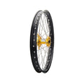 Tusk Impact Dirt Bike Wheel (Black/Silver/Yellow)
