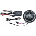 Kuryakyn Motorcycle 5.75" Orbit Prism LED Headlight with Bluetooth-Controlled Multi-Color Halo