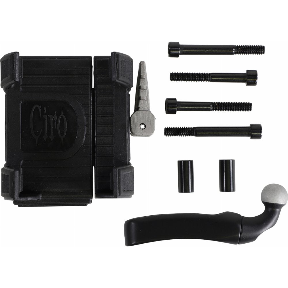 Support de téléphone/GPS Ciro3D pour moto avec fixation sur guidon