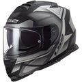 Casque intégral LS2 Assault Petra (Noir mat/Graphite/Gris)