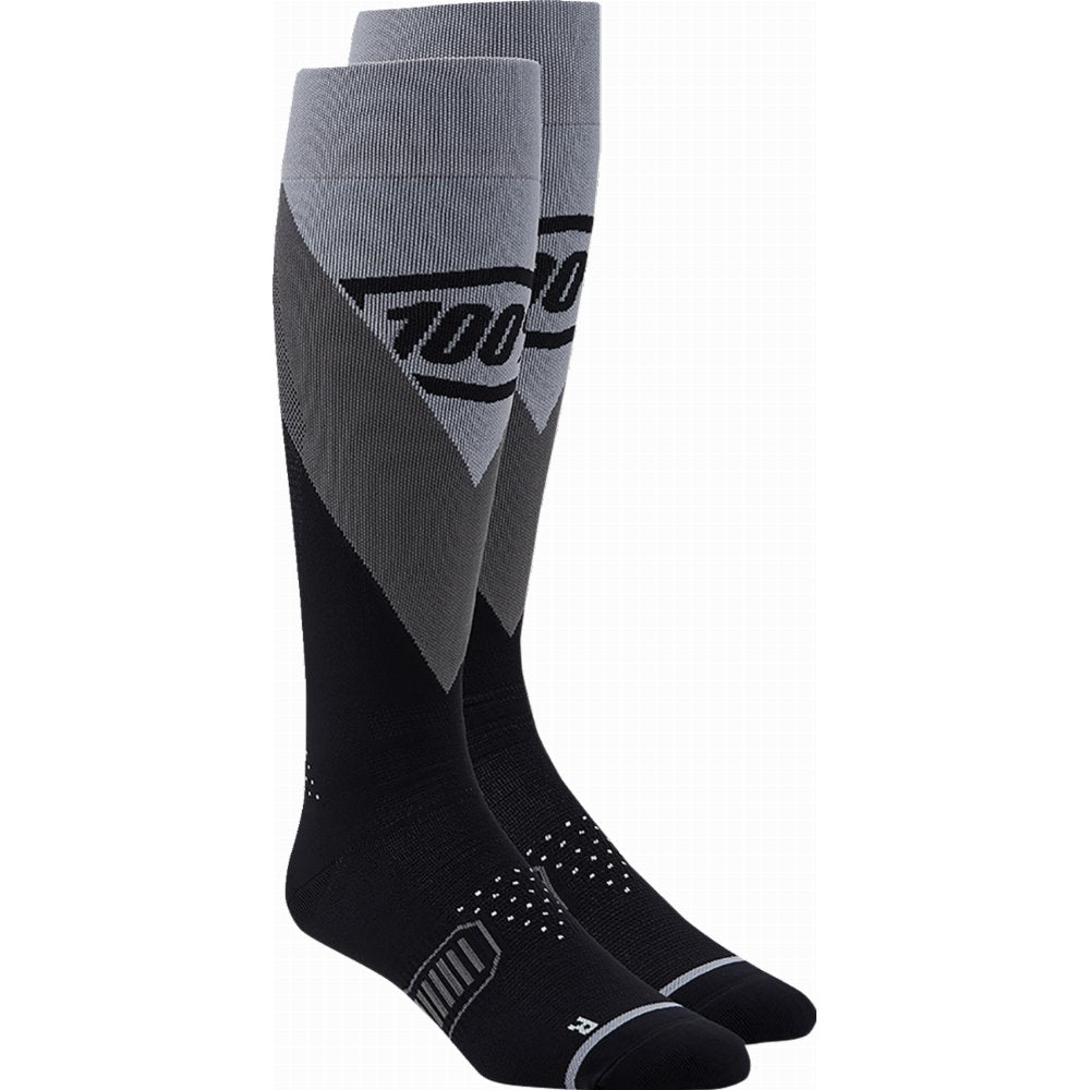 Chaussettes Moto Performance Fines Côtelées Hautes