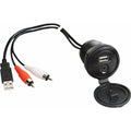 Jensen USB Interface and 1/8" Auxiliary Input Jack
