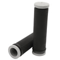 Tusk Dual Compound ATV Grips (Full Diamond Soft/Hard), Black/Grey
