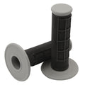 Tusk Dual Compound MX Grips, Black/Grey