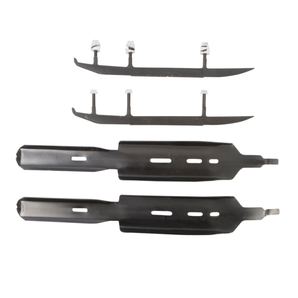 SnowTracker Semi-Aggressive Complete Wear Bar Kit for Aftermarket Skis