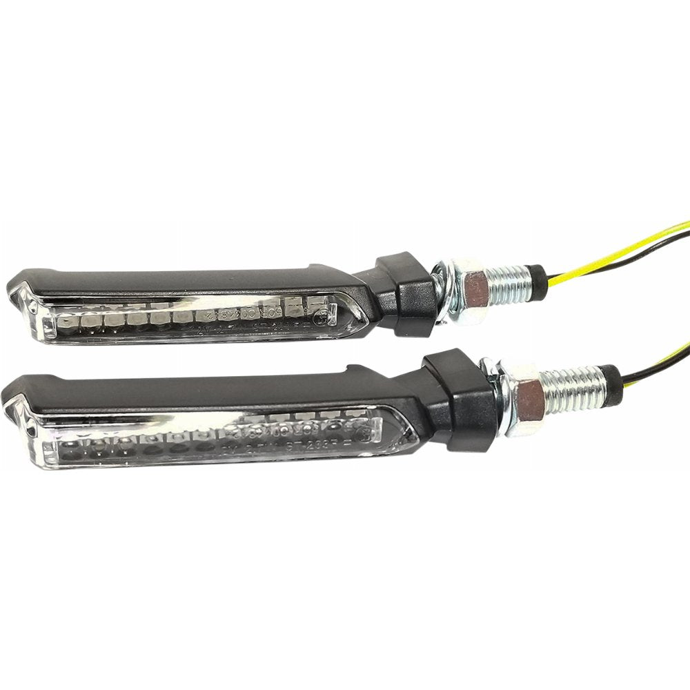 K&S Universal Sequential LED Motorcycle Marker Lights