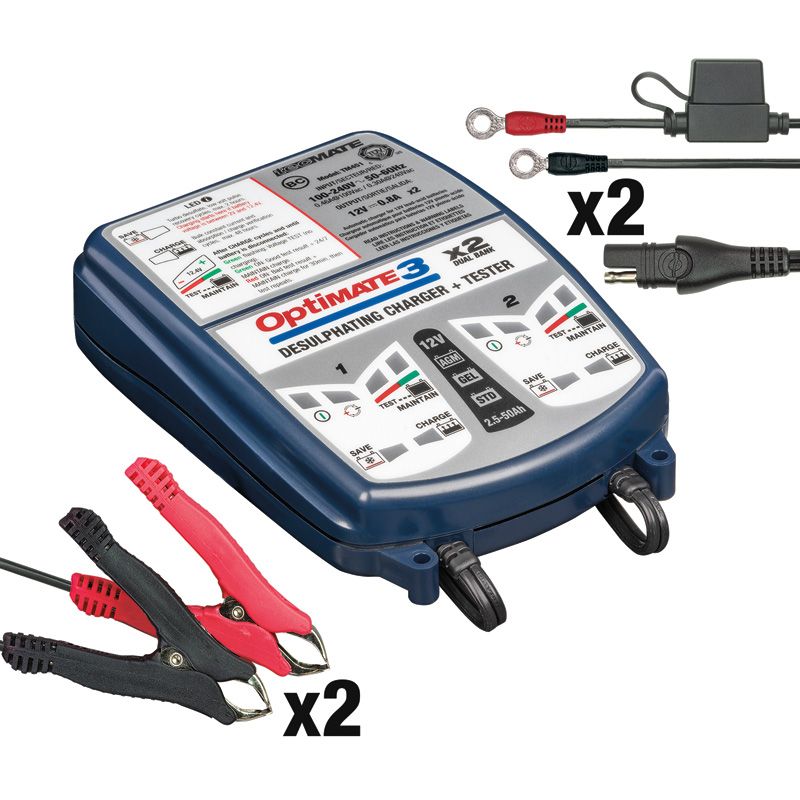 Chargeur de batterie TecMate Optimate 3