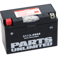 Parts Unlimited Factory Activated AGM Battery