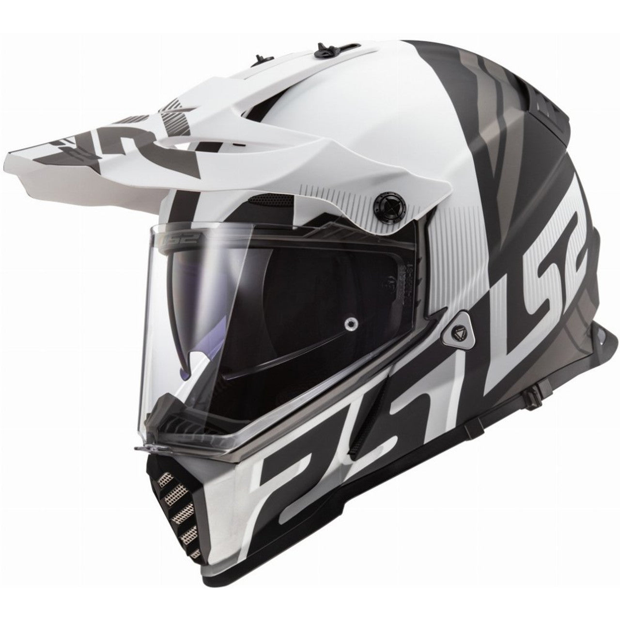LS2 Blaze Sprint Dual Sport Helmet (Black/White)