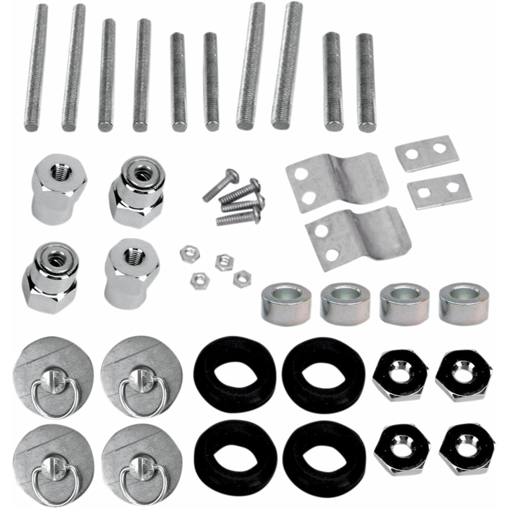 Saddlemen S4 Quick-Disconnect Motorcycle Saddlebag Docking Post & Fastener Kit