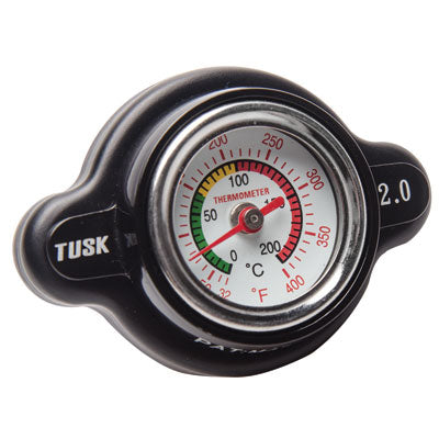 Tusk High Pressure Radiator Cap w/ Temperature Gauge 2.0 Bar
