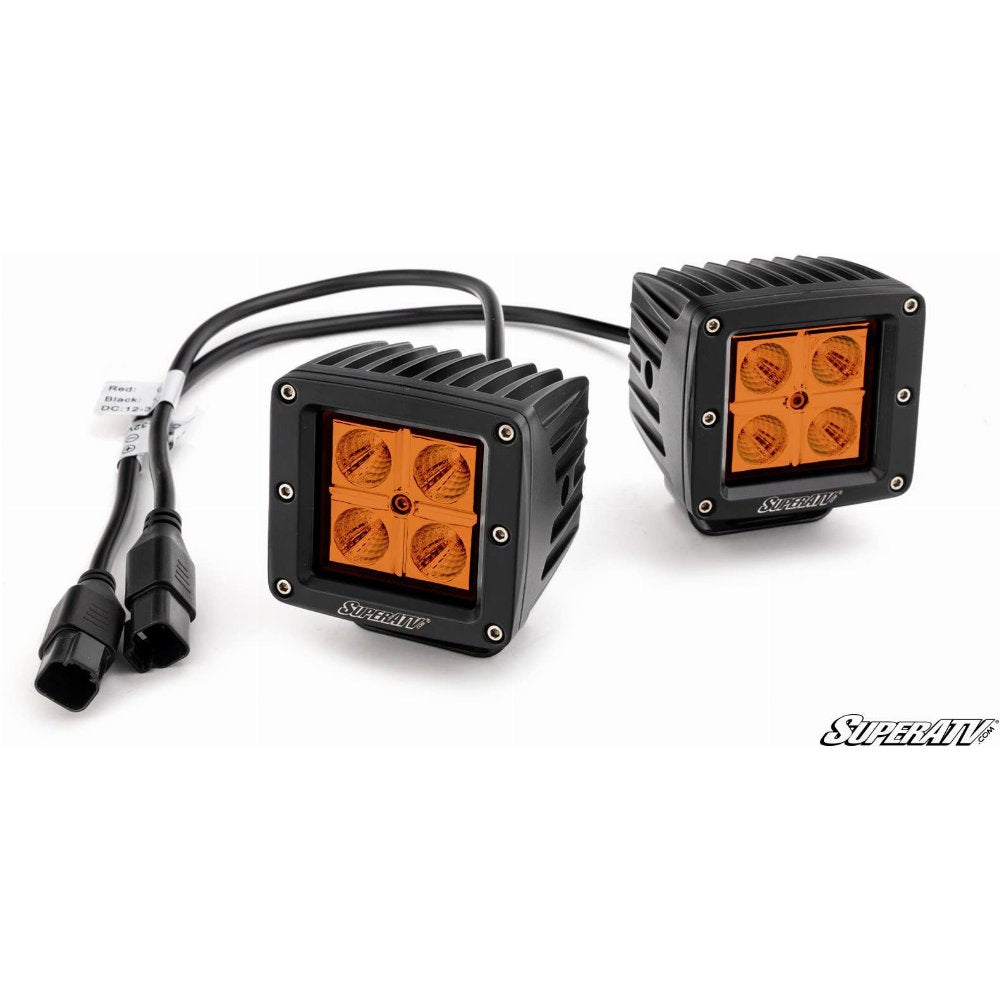 SuperATV 3" ATV/UTV Cage Mounted LED Cube Light