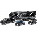 Ensemble Camionnette de transport de jouets New-Ray avec véhicules Polaris