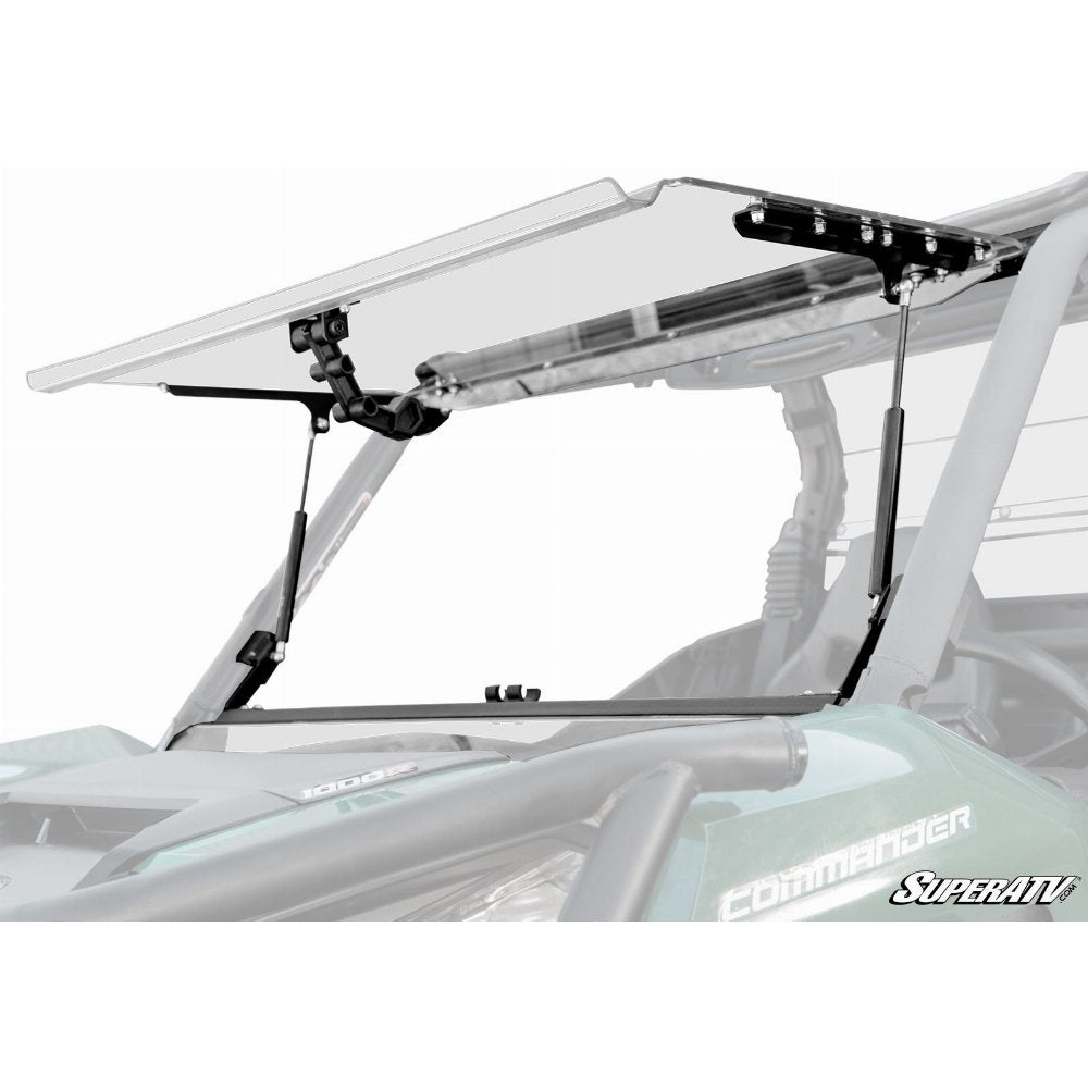 Pare-brise avant rabattable en polycarbonate anti-rayures SuperATV