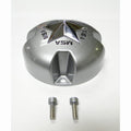 Cache-moyeux central MSA Bolt-On (argent)