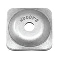 Plaques de support pour motoneige Woody's en aluminium Grand Digger carrées, 5/16" - Paquets