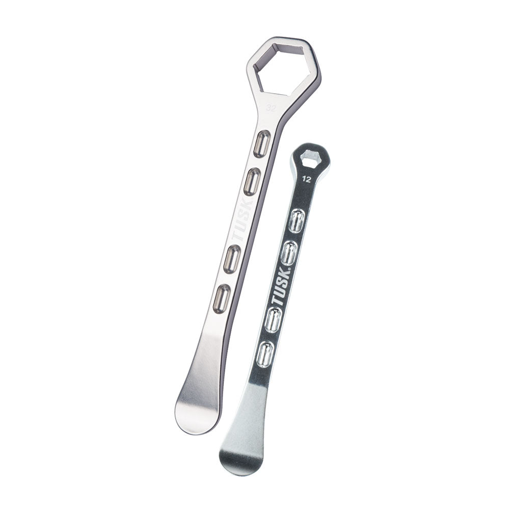 Démonte-pneu en aluminium Tusk avec clé à axe