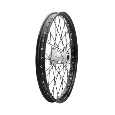 Tusk Impact Dirt Bike Wheel (Black/Black/White)