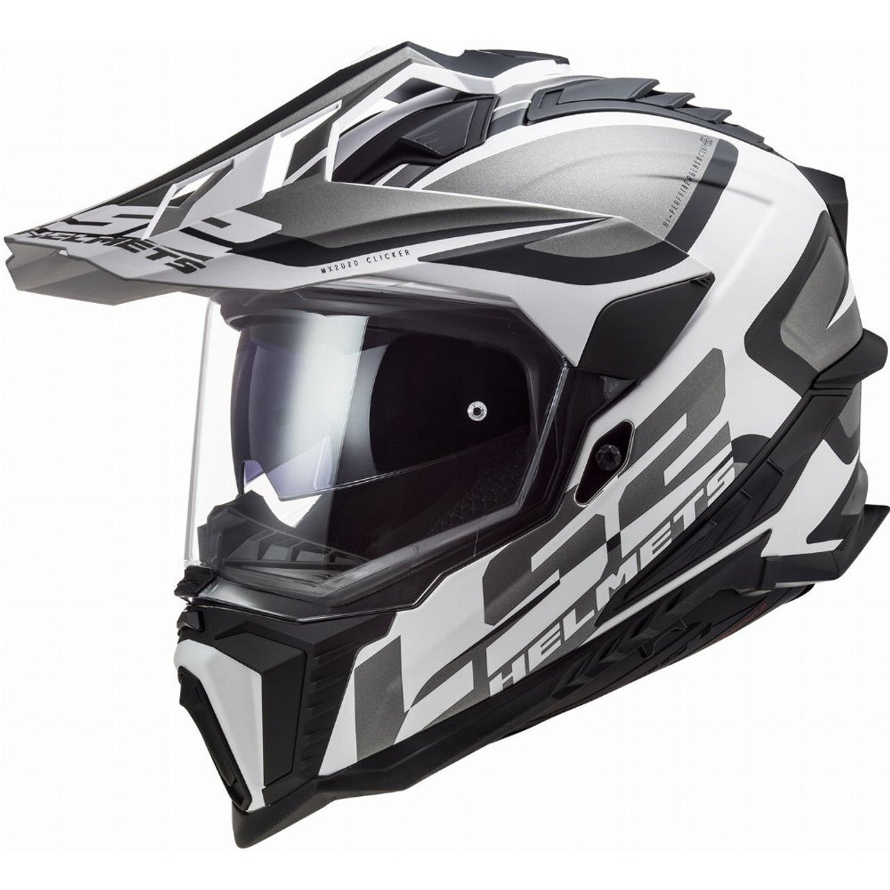 Casque double sport LS2 Explorer Alter (noir mat/blanc)