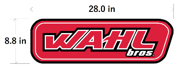Wahl Bros Racing Sticker