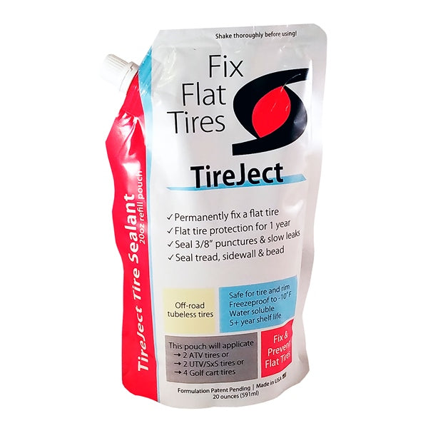 Produit d'étanchéité préventif et de réparation de pneus liquides TireJect