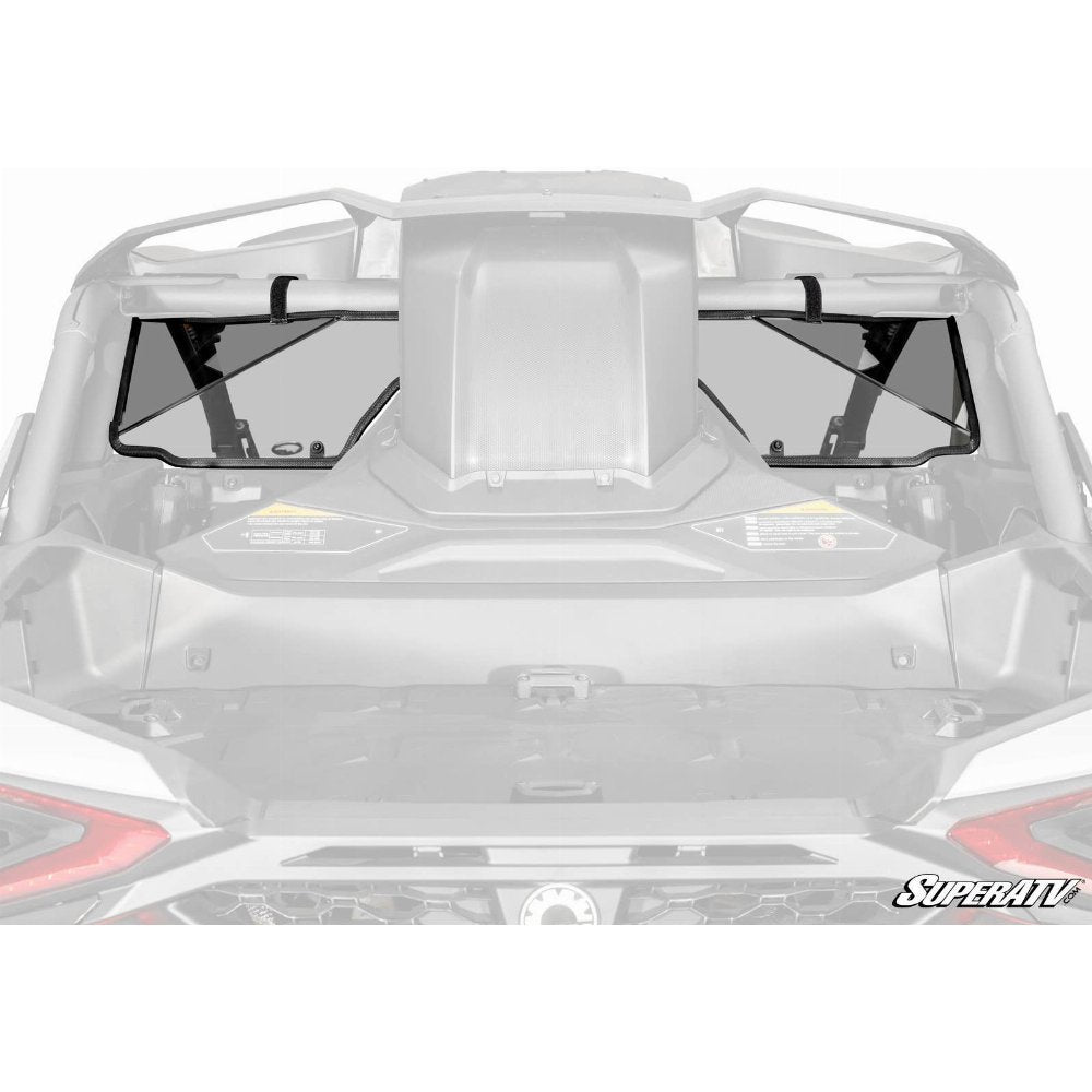 Pare-brise arrière UTV en polycarbonate résistant aux rayures SuperATV