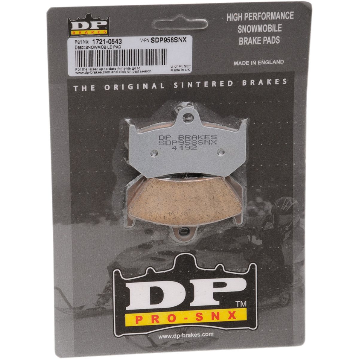DP Brakes SNX High Friction HH+ Pads
