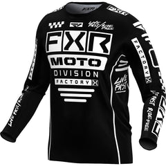 Maillot VTT FXR Podium Gladiator - Noir/Blanc / TP