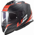 LS2 Assault Nerve Full Face Helmet (Matte Black/Red)